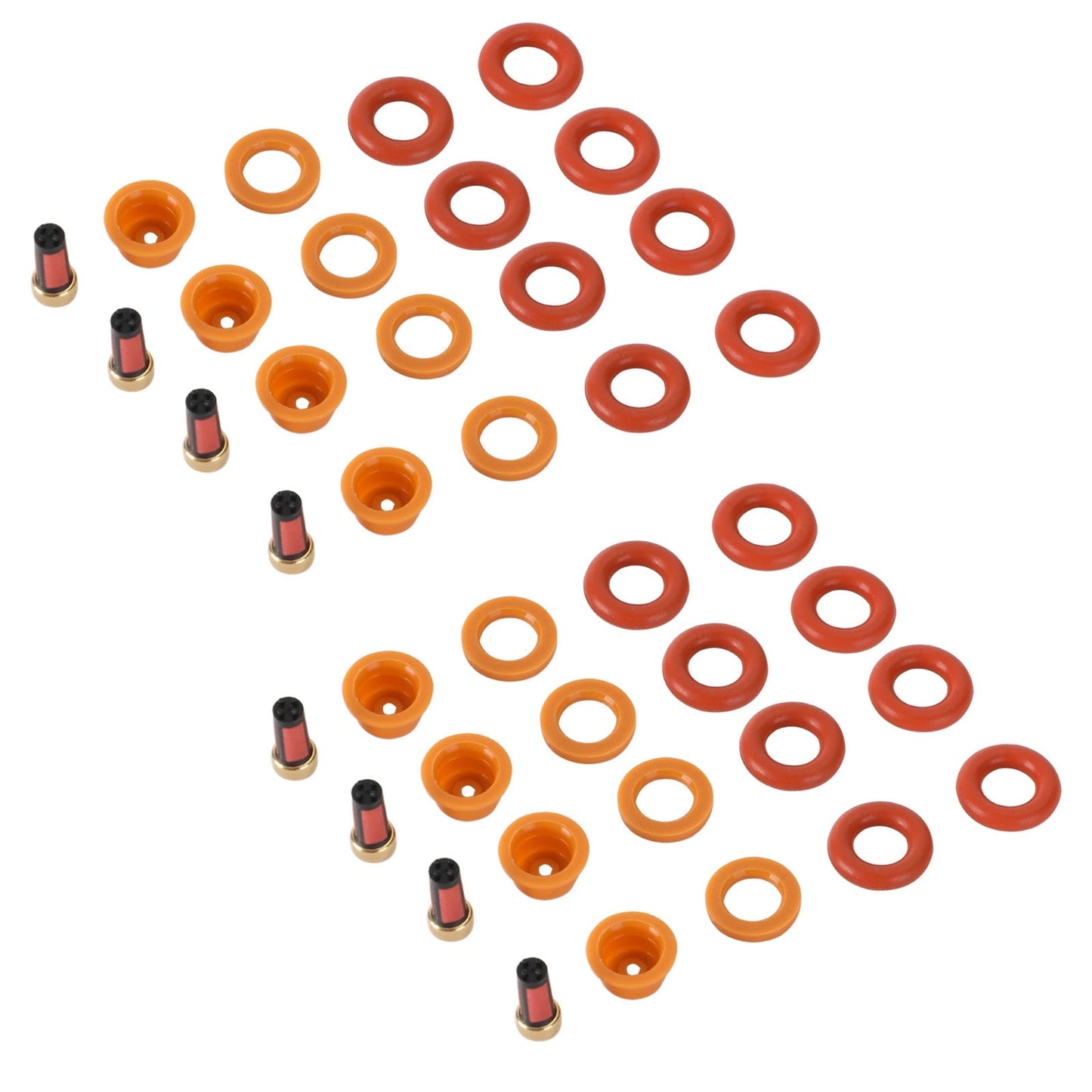 1997-2002 Ford E-150Econoline/E-250 Econoline/E-350 Econoline Club Wagon 5.4L V8 8 set Fuel Injectors Rebuild Repair Kit 0280150943