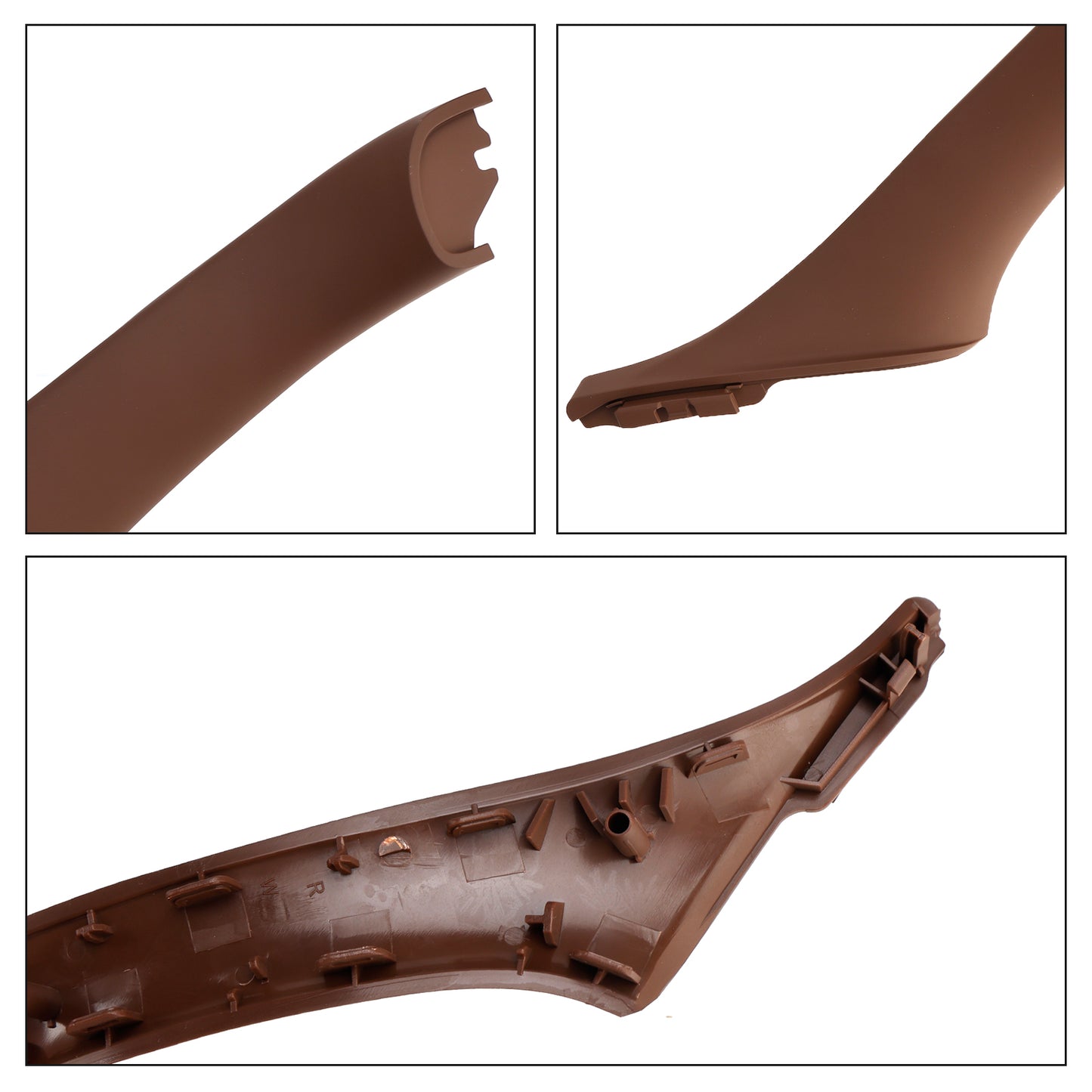 BMW F10 7Pcs Left & Right Red Brown Interior Door Handle Panel Cover Trim Set