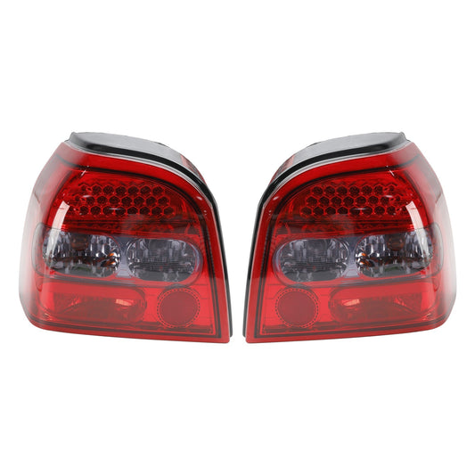 1992-1997 VW GOLF MK3 MK 3 III 2PCS Clear LED Rear Tail Lights Lamps