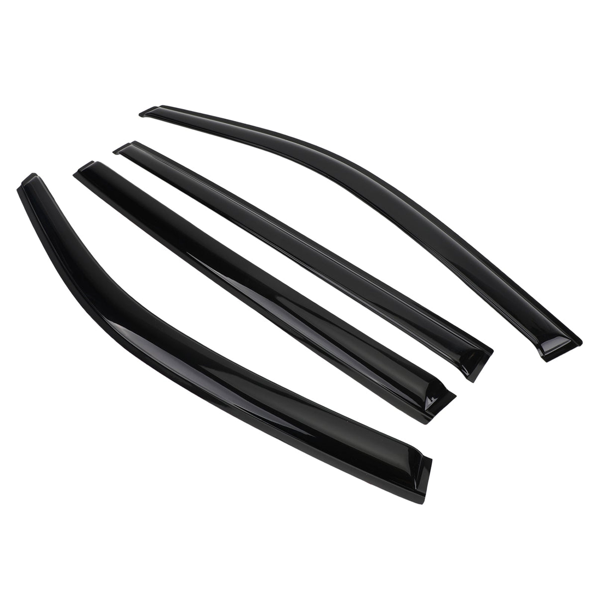 Car Window Sun Rain Guard Visors Kit 6PCS Toyota Highlander 2014-2019