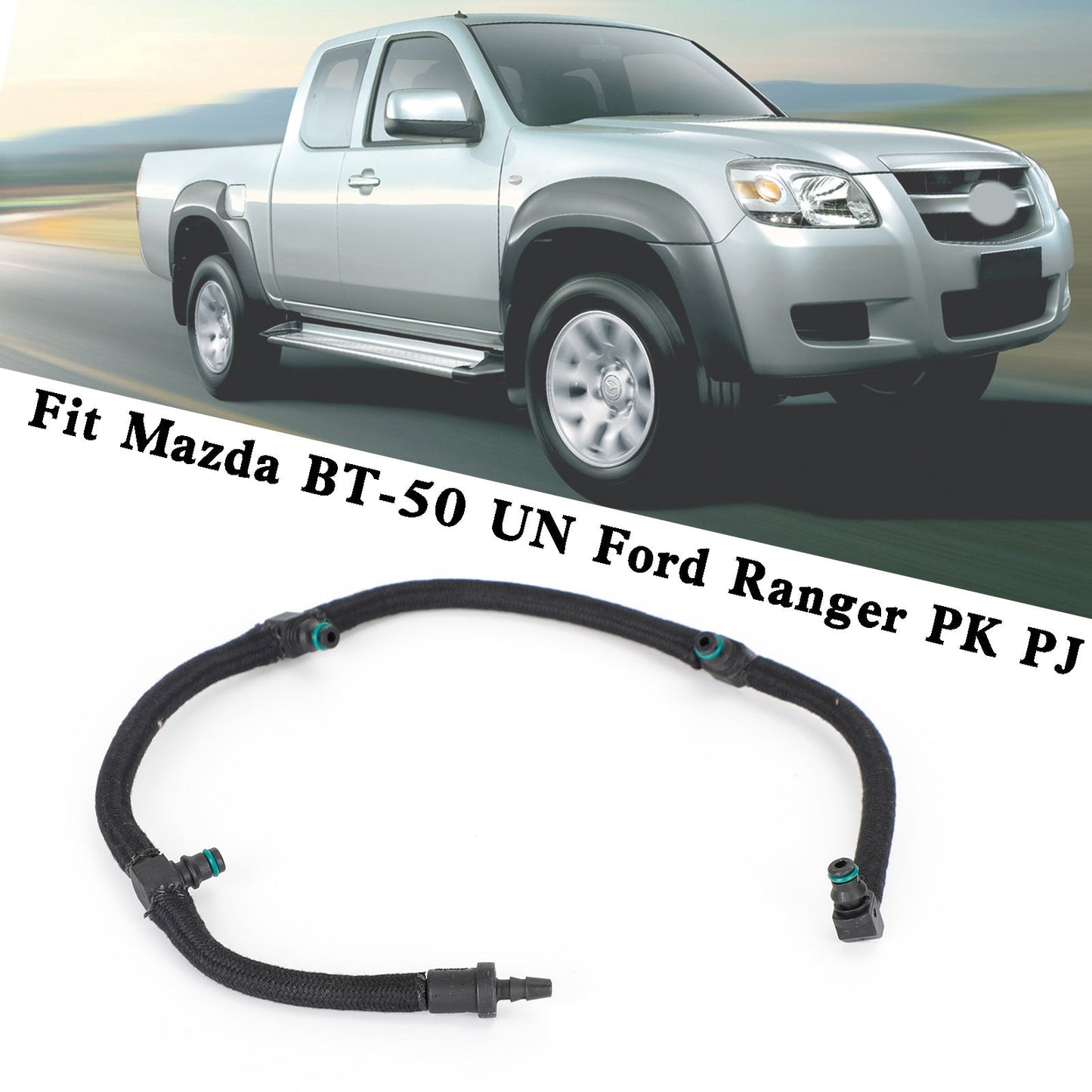 2006-2011 Ford Ranger PK Fuel Injector Return Hose WE011349Y