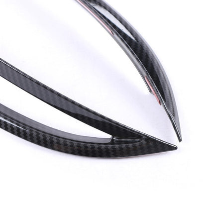 Carbon Fiber Rear Fog Light Lamp Cover Trim Tesla Model 3 2019-2022