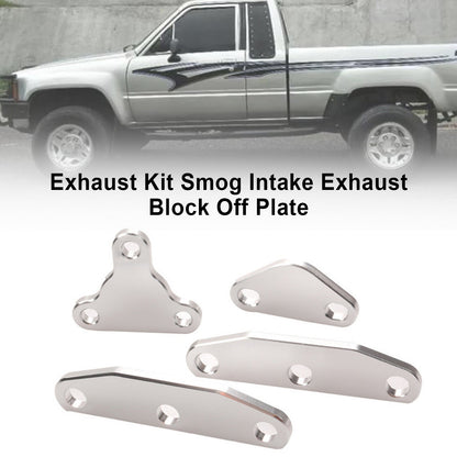 20R 22RE Toyota EGR Smog Exhaust Intake Block Off Plate Set Air Plug