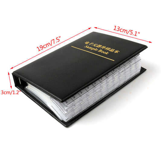 4000PCS 0402 1% SMD Chip SMT Resistor 63 Values + Capacitor 17 Value Sample Book