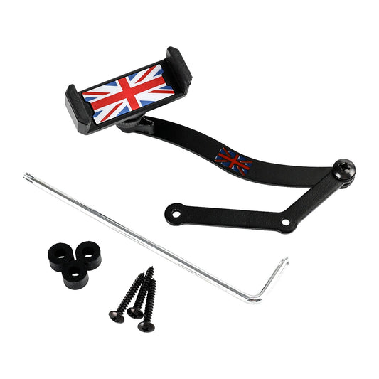 360??Rotation Car Mobile Phone Holder Mount for Mini Cooper R50 R52 R53 Red
