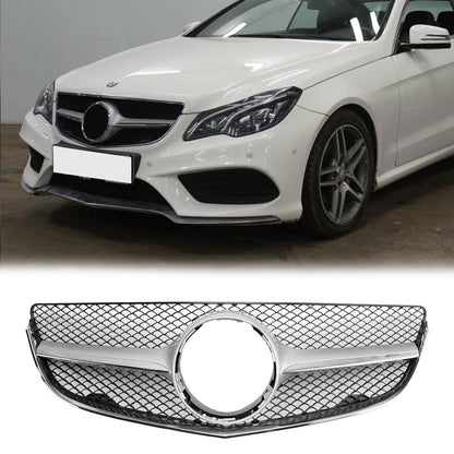 2014 2015 2016 2017 Mercedes Benz E-Class W207/C207 Coupe Diamond / OEM Style Grill Front Bumper Replacement Grille