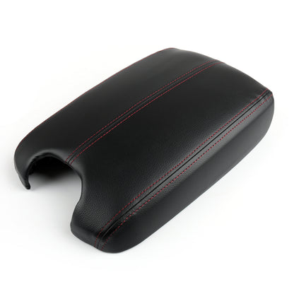 Honda Accord 2008-2012 Leather Center Console Armrest Lid Cover Black
