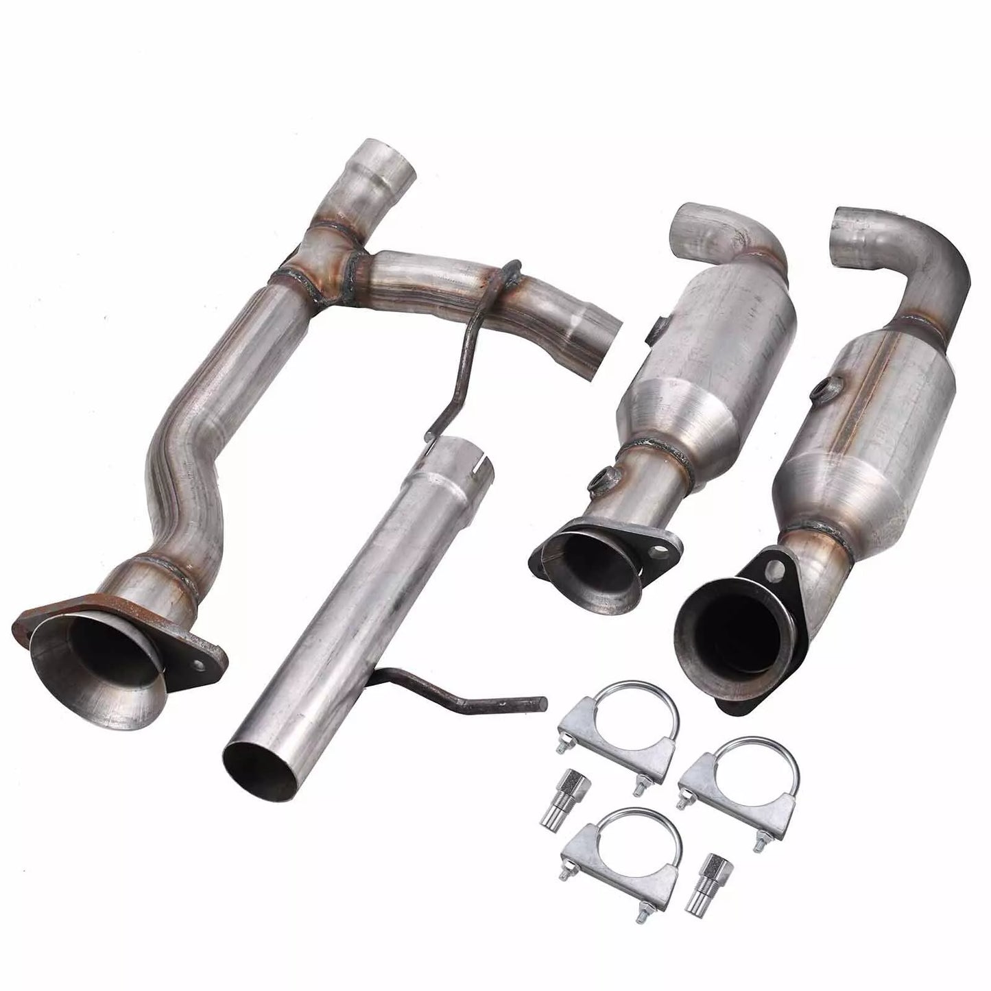 2009-2010 Ford F150 5.4L V8 LH + RH Side Y Pipe Catalytic Converter Set