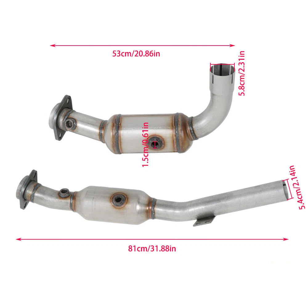 2015-2019 Ford Transit 150 250 350 3.7L Catalytic Converters Engine w/Y Pipe