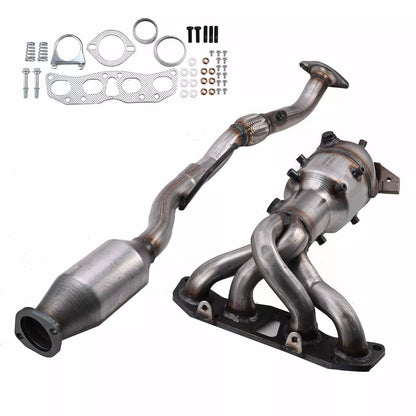 2002-2006 Nissan Altima 2.5L Front and Rear Catalytic Converter With Gasket