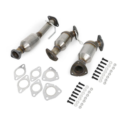 Buick Enclave 3.6L 2008-2017 Front & Rear 3PCS Catalytic Converters 16547 16548 16574