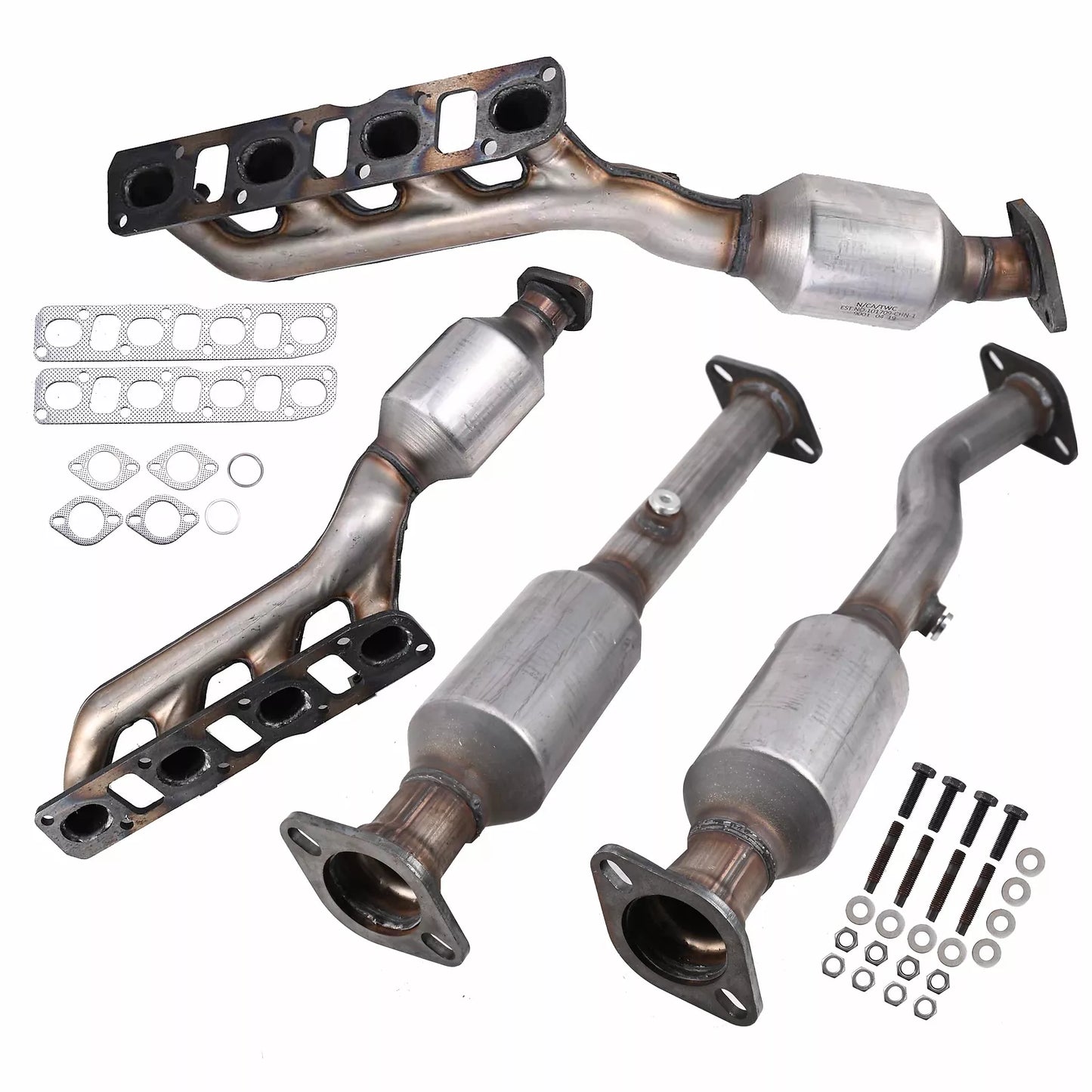 2005-2013 Nissan Armada 5.6L 4 SET Front & Rear Manifold Catalytic Converters 16478 16479 16489 16488