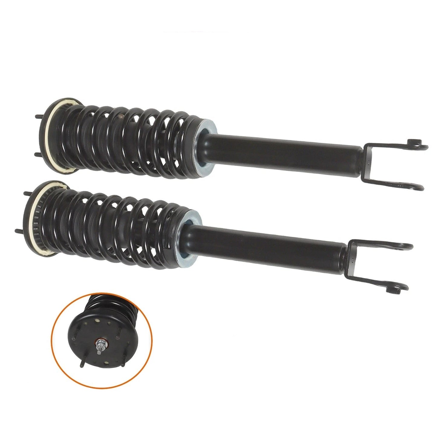 2014-2017 Jaguar X351 XJR C2D16483 RWD Pair Front Shock Struts Assembly w/o Electric