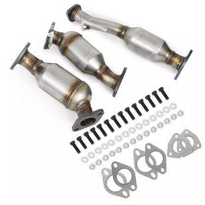 Buick Enclave 3.6L 2008-2017 Front & Rear 3PCS Catalytic Converters 16547 16548 16574