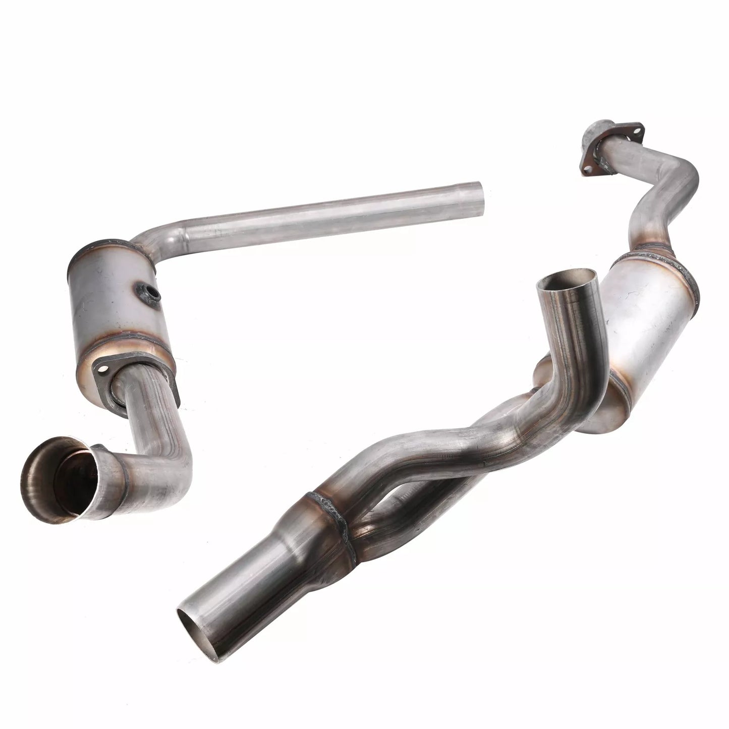 2010-2011 Jeep Wrangler 3.8L Y Pipe Catalytic Converter Complete Set 50498