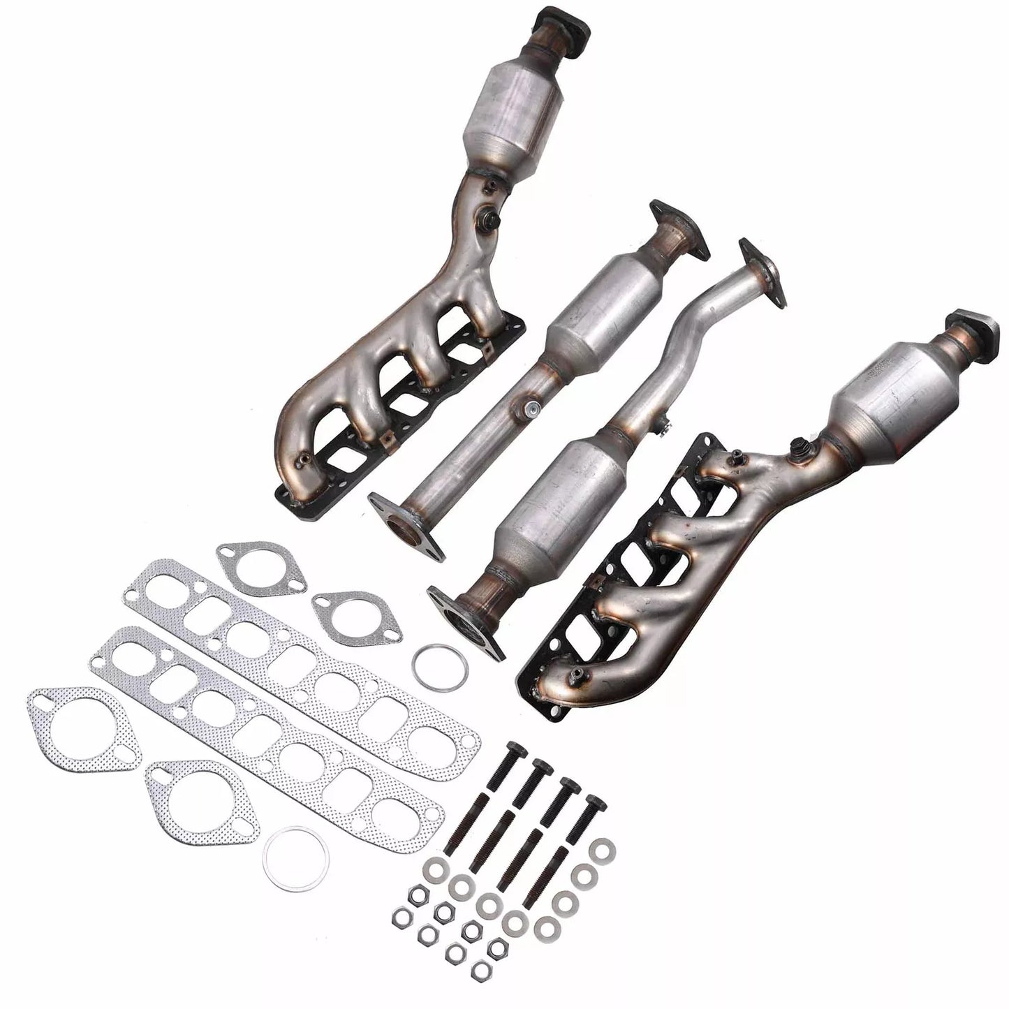 2005-2013 Nissan Armada 5.6L 4 SET Front & Rear Manifold Catalytic Converters 16478 16479 16489 16488