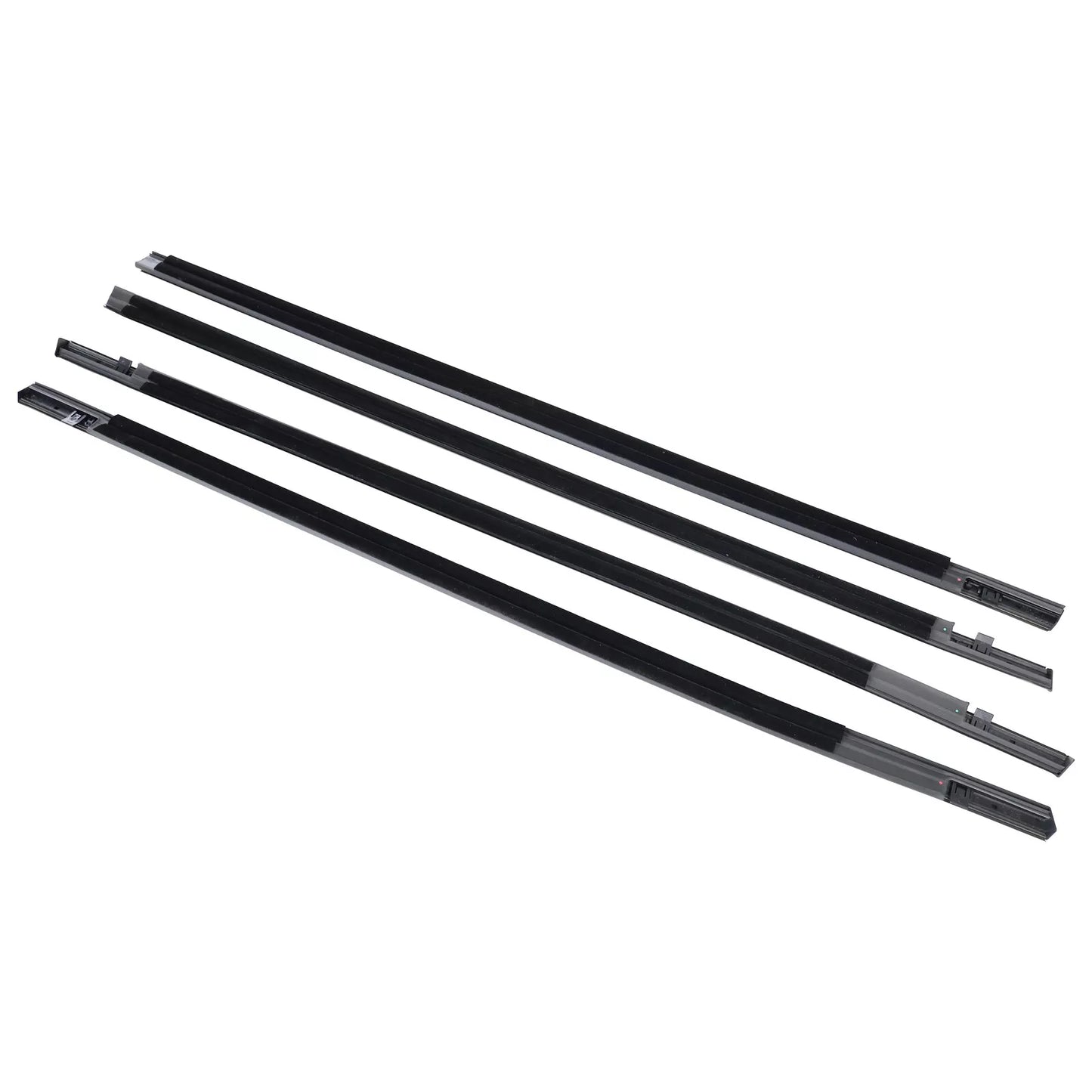 2016-2021 Honda Civic Sedan 4PCS 72950-TBA-A01 Weatherstrip Window Moulding Trim Seal 72410-TBA-A01