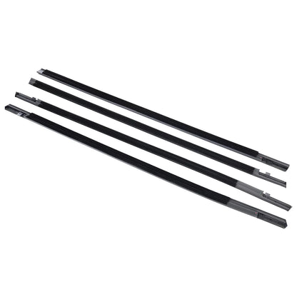 2016-2021 Honda Civic Sedan 4PCS 72950-TBA-A01 Weatherstrip Window Moulding Trim Seal 72410-TBA-A01