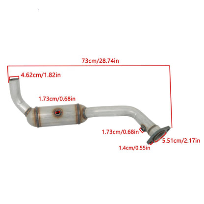 2010-2011 JEEP Wrangler 3.8L Y Pipe Catalytic Converter Complete Set 50498