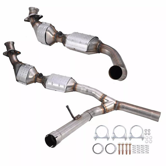 2004-2006 Ford F150 4WD 5.4L Both Sides Catalytic Converters