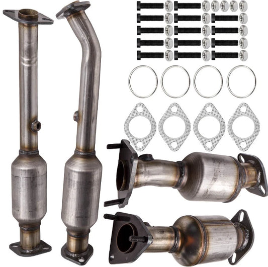 2009-2012 Suzuki Equator V6 4.0L Complete Kit Catalytic Converter Set 16400 16467 16468 16399