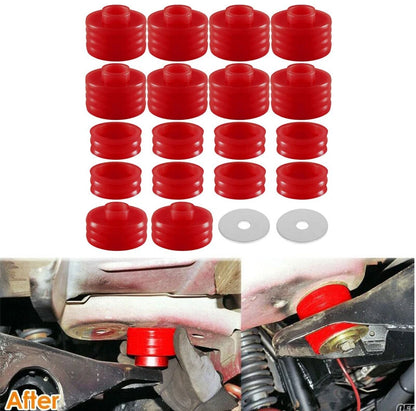 2003-2018 Ford F-350 Super Duty King Ranch KF04050BK Body Cab Mount Bushing Kit Fit