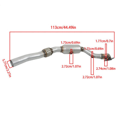 Dodge Charger 3.6L 2011-2017 Pair Catalytic Converters With Gasket
