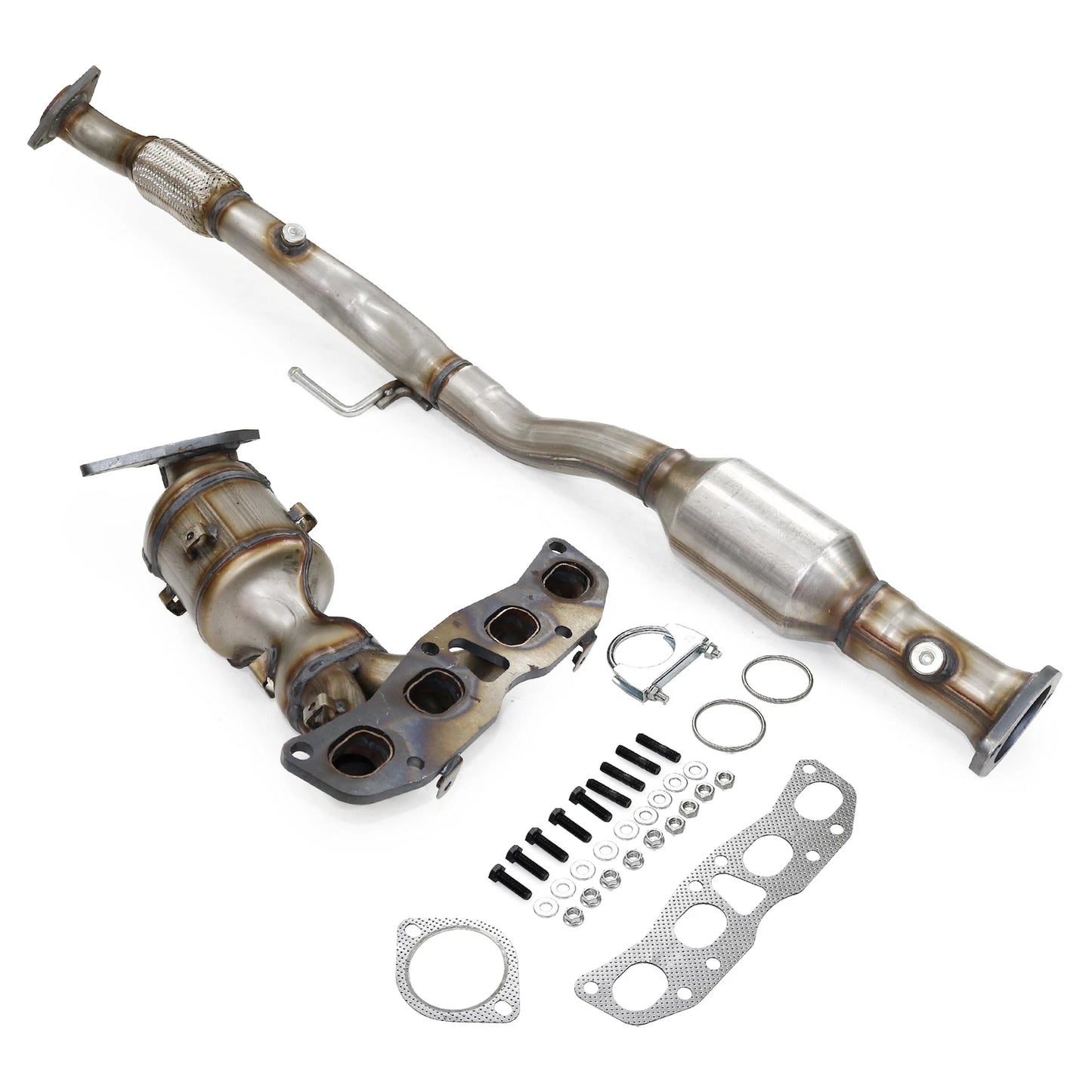 2013 Nissan Altima S Coupe 2-Door L4 2.5L Front & Rear Catalytic Converter
