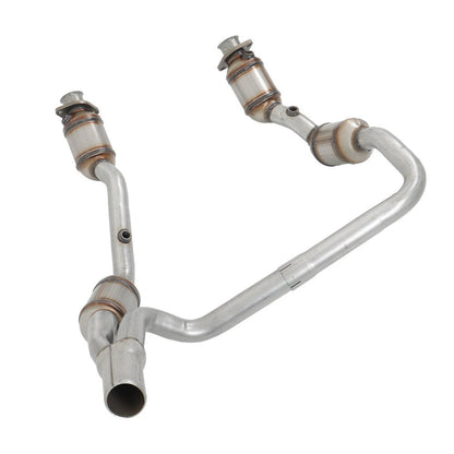 2007-2009 Jeep Wrangler JK 3.8L Y-Pipe Front Exhaust Catalytic Converter