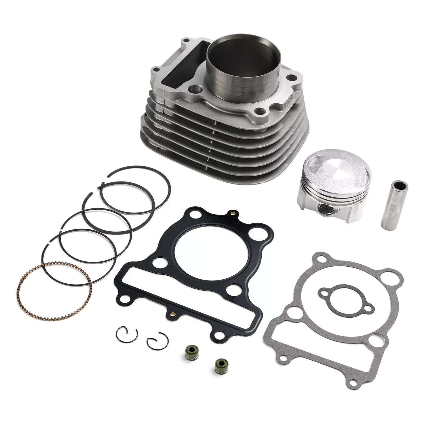 1983-1985 Yamaha YTM200 Tri-Moto 200 67mm 196CC Cylinder Jug Top End Piston Gaskets Kit 21V-11310-00 47J-11310-00