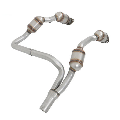 2007-2009 Jeep Wrangler JK 3.8L Y-Pipe Front Exhaust Catalytic Converter