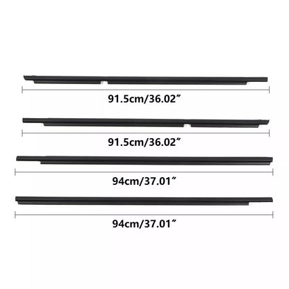 Toyota 4Runner 2003-2009 Car Outside Window Weatherstrip Seal Belt Moulding 68161-35060 68162-35060
