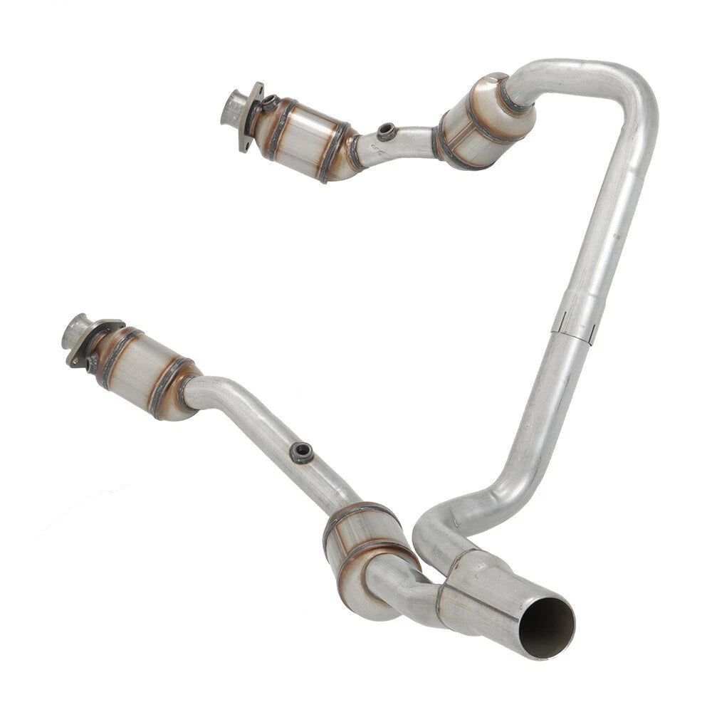 2007-2009 Jeep Wrangler JK 3.8L Y-Pipe Front Exhaust Catalytic Converter