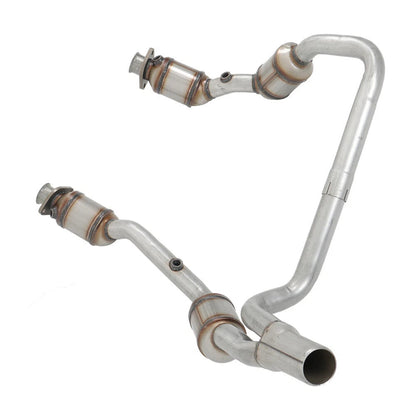 2007-2009 Jeep Wrangler JK 3.8L Y-Pipe Front Exhaust Catalytic Converter