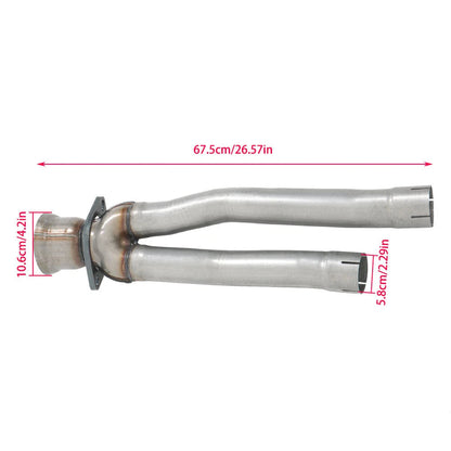 2015-2019 Ford Transit 150 250 350 3.7L Catalytic Converters Engine w/Y Pipe