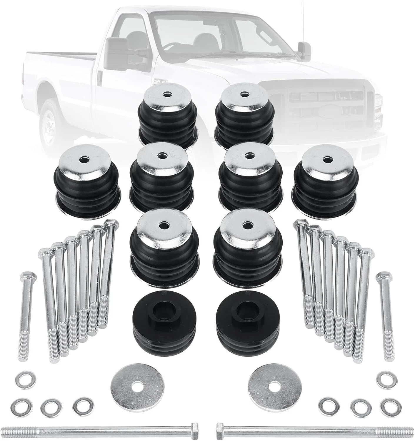 2003-2007 Ford 6.0L Powerstroke Diesel F250 F350 F450 F550 F650 F750 Excursion E150 E250 E350 E450 KF04058BK Factory Direct Selling Body Bracket Kit