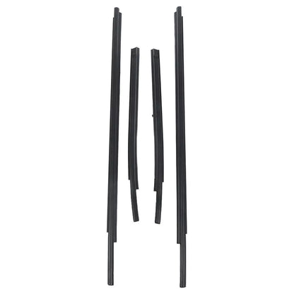 2007-2020 Toyota Tundra Double Cab 681600C020 4Pcs Door Belt Molding Weatherstrip Seal Trim