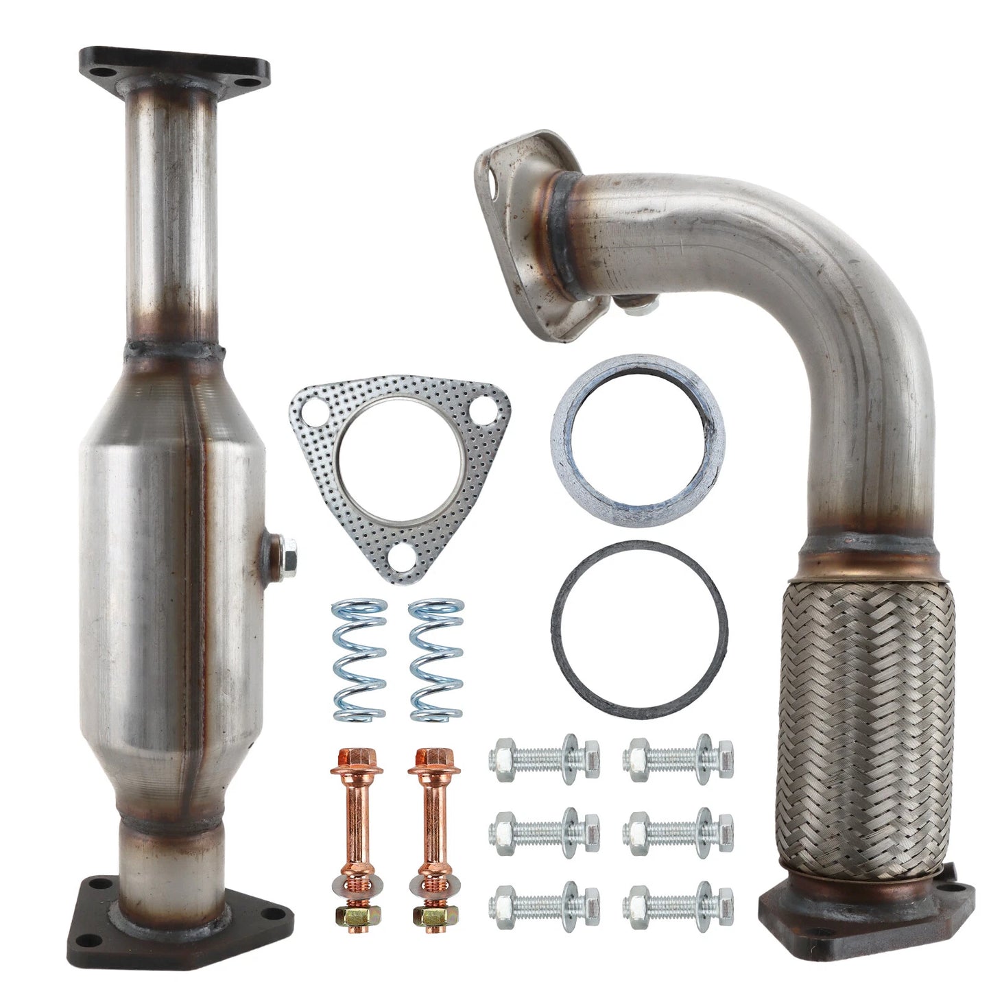 Accord 2.4L 2003-2007 Honda Catalytic Converter Honeycomb Front Flex Pipe