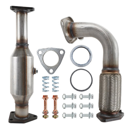 Accord 2.4L 2003-2007 Honda Catalytic Converter Honeycomb Front Flex Pipe