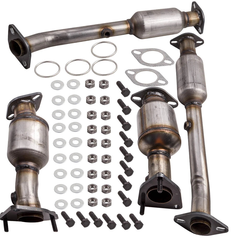 2006-2014 Nissan Frontier V6 4.0L 4PCS Complete Kit Catalytic Converter Set