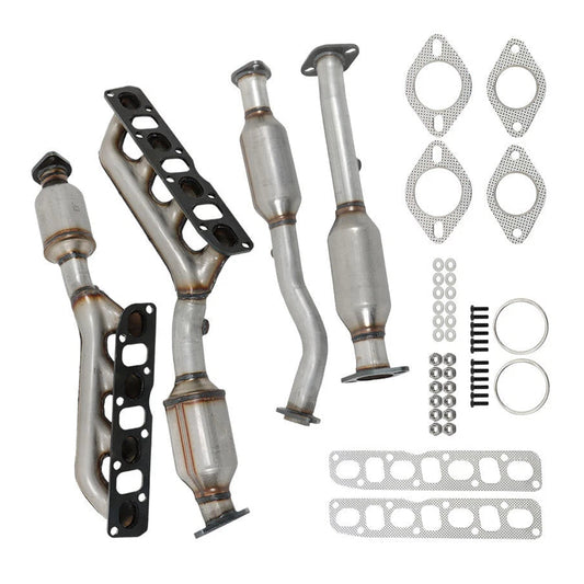 2005-2010 Infiniti QX56 5.6L 4pcs Front & Rear Manifold Catalytic Converters 16478 16479 16488 16489