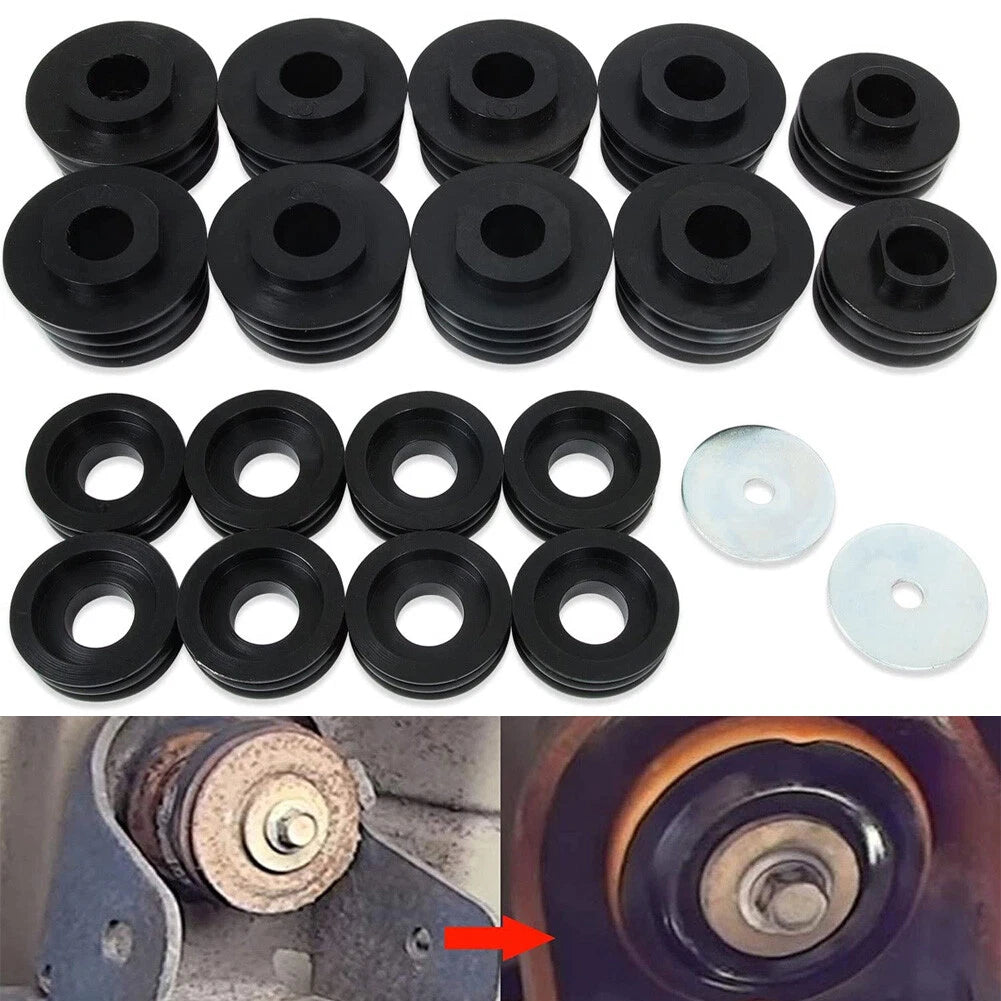 1999-2018 Ford F-350 Super Duty Lariat KF04050BK Body Mount Bushing Kit