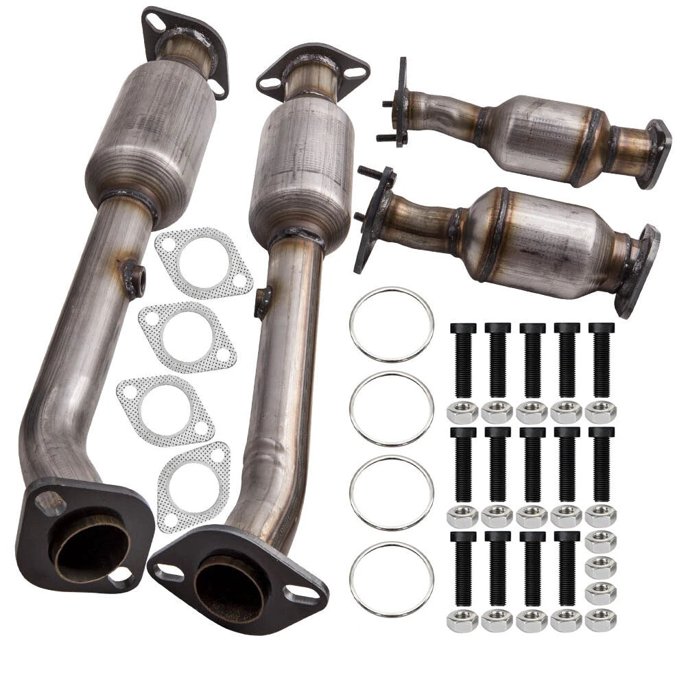 4PCS Catalytic Converter Set For 2012-2016 Nissan NV 1500 2500 3500 V6 4.0L