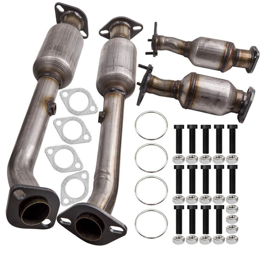 4PCS Catalytic Converter Set For 2012-2016 Nissan NV 1500 2500 3500 V6 4.0L