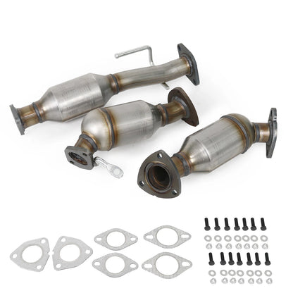 Buick Enclave 3.6L 2008-2017 Front & Rear 3PCS Catalytic Converters 16547 16548 16574