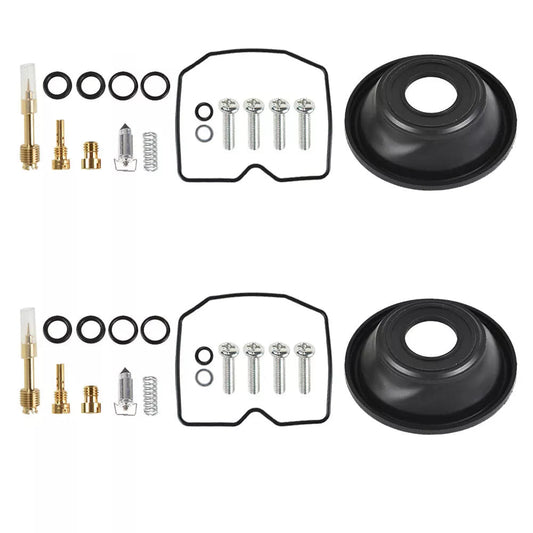 1985-1990 Kawasaki EN450A 454 LTD Plunger Diaphragm 2×Carburetor Rebuild Kit