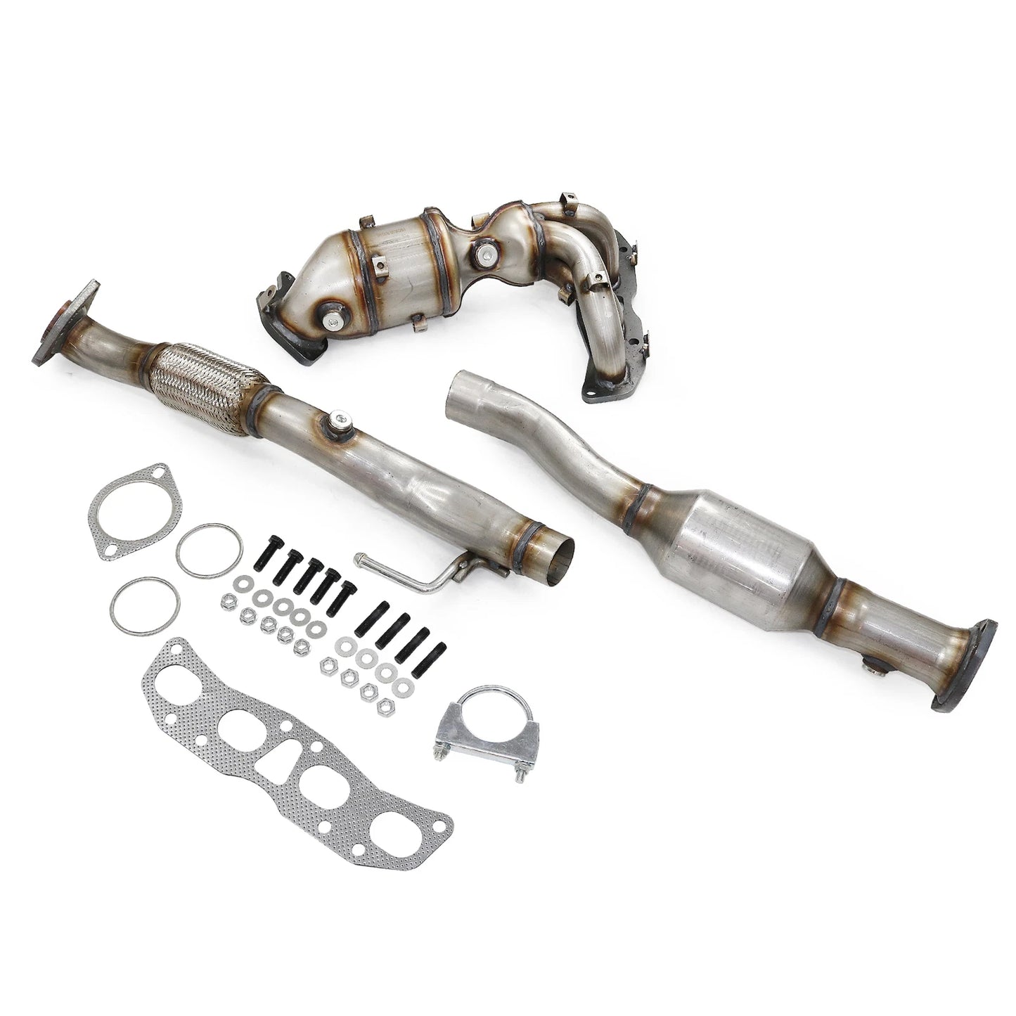 2013 Nissan Altima S Coupe 2-Door L4 2.5L Front & Rear Catalytic Converter