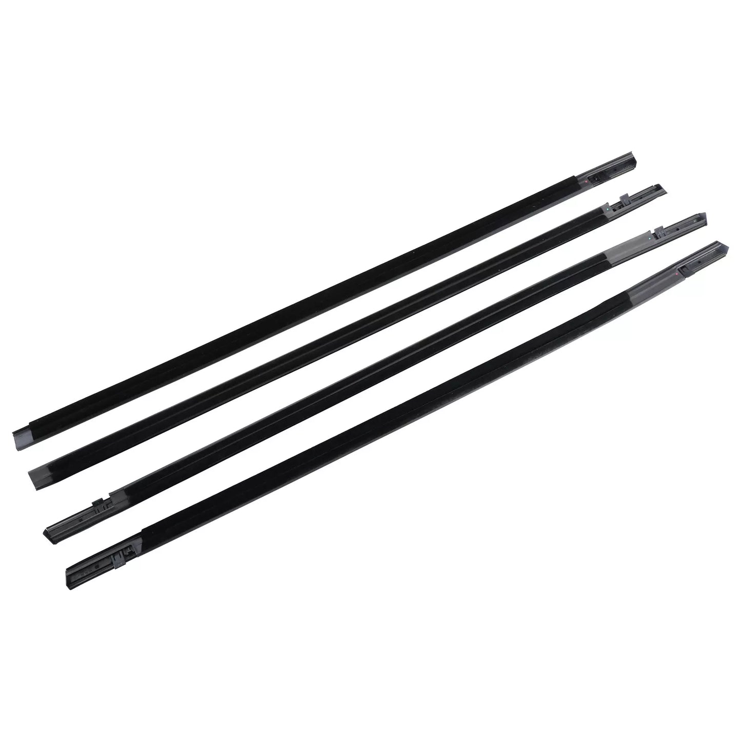 2016-2021 Honda Civic Sedan 4PCS 72950-TBA-A01 Weatherstrip Window Moulding Trim Seal 72410-TBA-A01