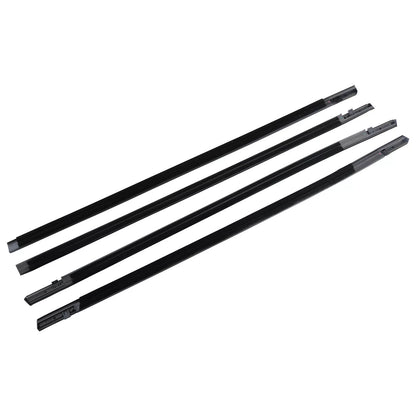 2016-2021 Honda Civic Sedan 4PCS 72950-TBA-A01 Weatherstrip Window Moulding Trim Seal 72410-TBA-A01