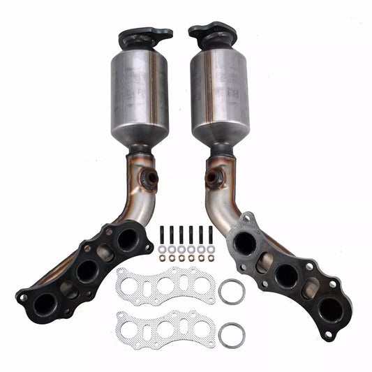 2003-2009 Toyota 4Runner 4.0L Left & Right Manifold Catalytic Converter Set
